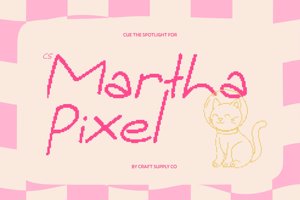 Related font CS Martha Pixel