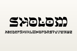 Related font Sholom
