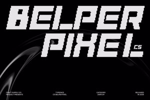 Related font CS Belper Pixel