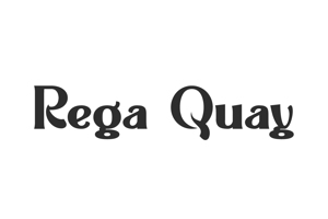 Related font Rega Quay
