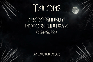 Related font Talons