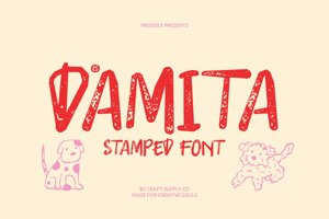 Related font CS Damita Stamp