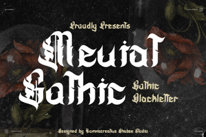 Related font Meviat Gothic