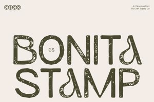 Related font CS Bonita Stamp