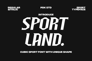Related font Sportland