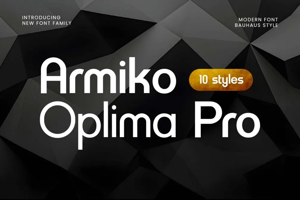 Related font Armiko Oplima Professional Fancy