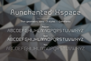 Related font Aunchanted Xspace