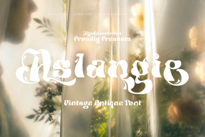 Related font Aslangie