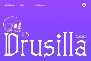 Related font CS Drusilla Drawn