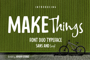 Related font Make Things Sans