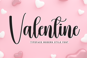 Related font Valentine