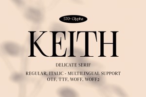 Related font KEITH