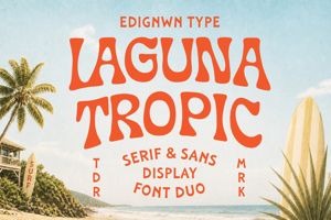 Related font Laguna Tropic Serif
