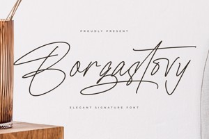 Related font Borgastovy