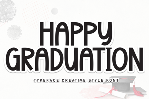 Related font Happy Graduation