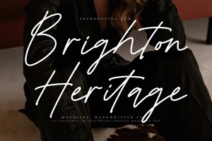 Related font Brighton Heritage