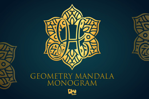 Geometry Mandala Monogram