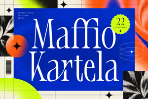 Related font Maffio Kartela