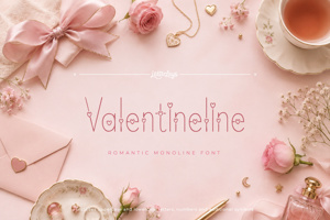 Related font Valentineline