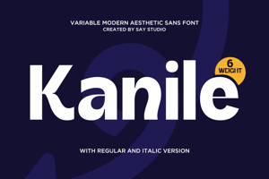 Related font Kanile DEMO