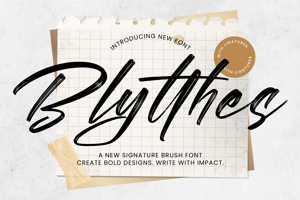 Related font Blytthes