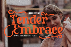 Tender Embrace – Romantic Display Font