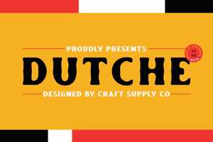 Related font Dutche Blur