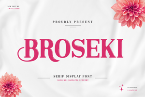 Related font BROSEKI Trial