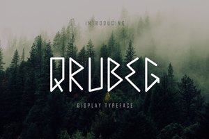 Qrubeg - Display Font