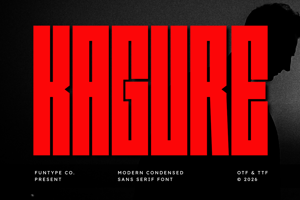 Related font Kagure