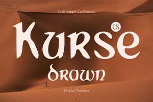 Related font CS Kurse Drawn