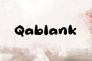 Related font Qablank