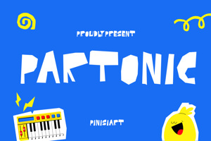 Related font PARTONIC