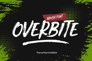 Related font Overbite