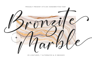 Related font Bronzite Marble VERSION