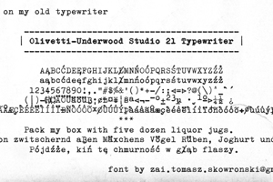 Olivetti-Underwood Studio 21 Typewriter