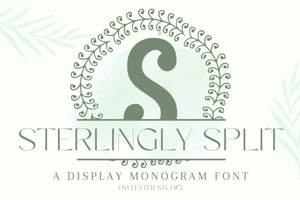 Related font Sterlingly Split Monogram
