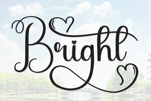 Related font Bright