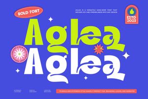 Related font Aglea