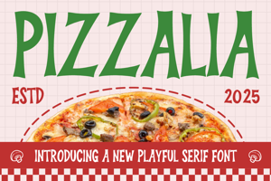 Related font Pizzalia