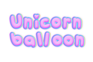 unicorn balloon