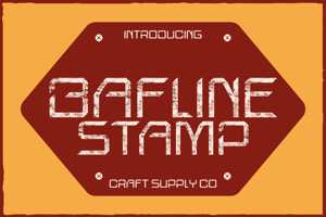 Related font Bafline Stamp