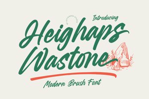 Related font Heighaps Wastone VERSION
