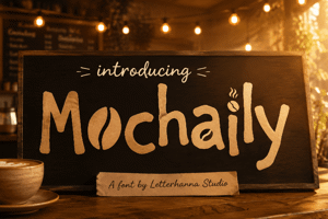 Related font Mochaily Demo