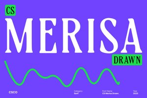 Related font CS Merisa Drawn