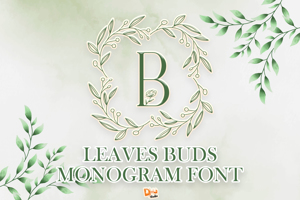 Leave Buds Monogram