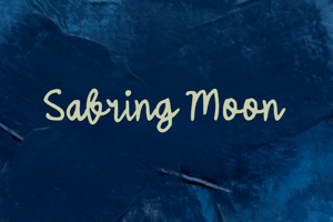 Related font s Sabring Moon