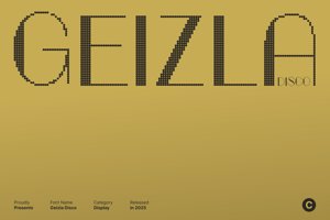 Related font Geizla Disco