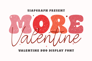Related font More Valentine