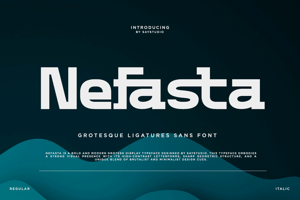 Related font Nefasta DEMO